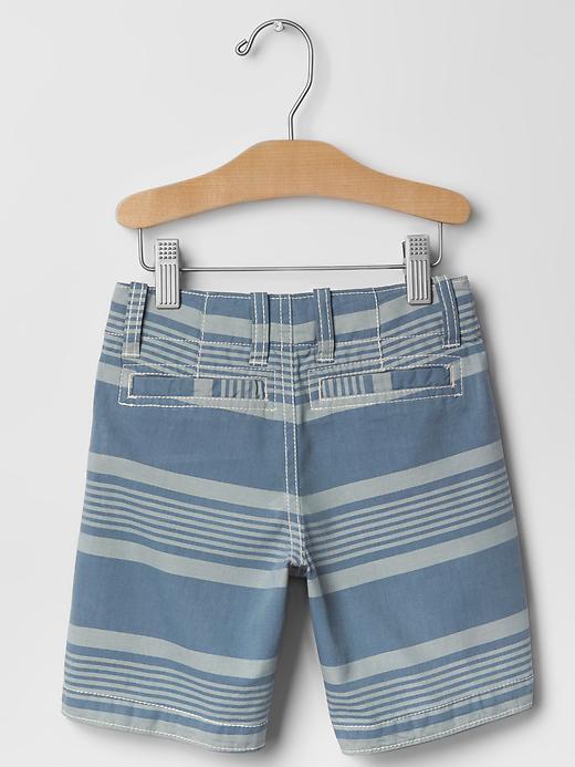 Image number 2 showing, Stripe flat front shorts