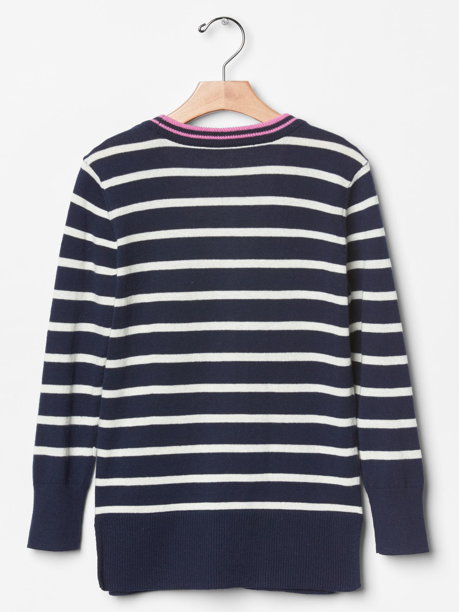 Stripe long cardigan | Gap