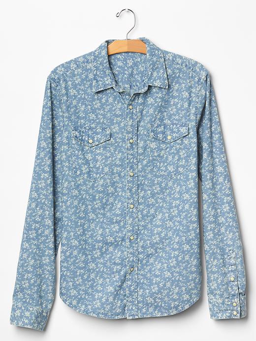 1969 western floral denim shirt | Gap