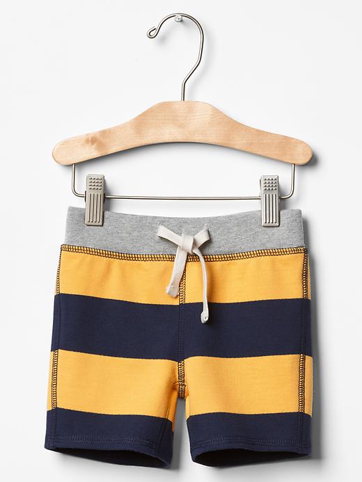 Image number 1 showing, Thick stripe knit shorts