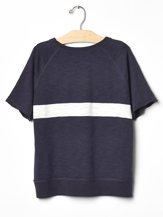 Image number 2 showing, Contrast single-stripe tee