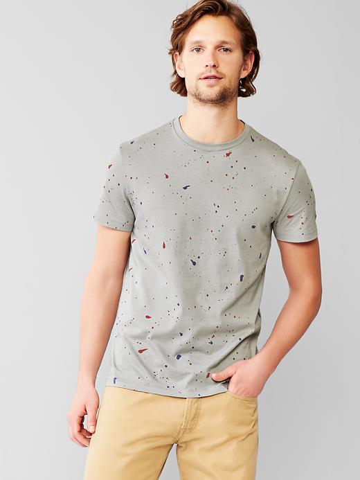 Image number 1 showing, Mini paint splatter t-shirt