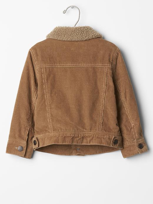 Image number 2 showing, 1969 sherpa cord jacket