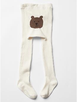 Main product image: Cable knit bear tights