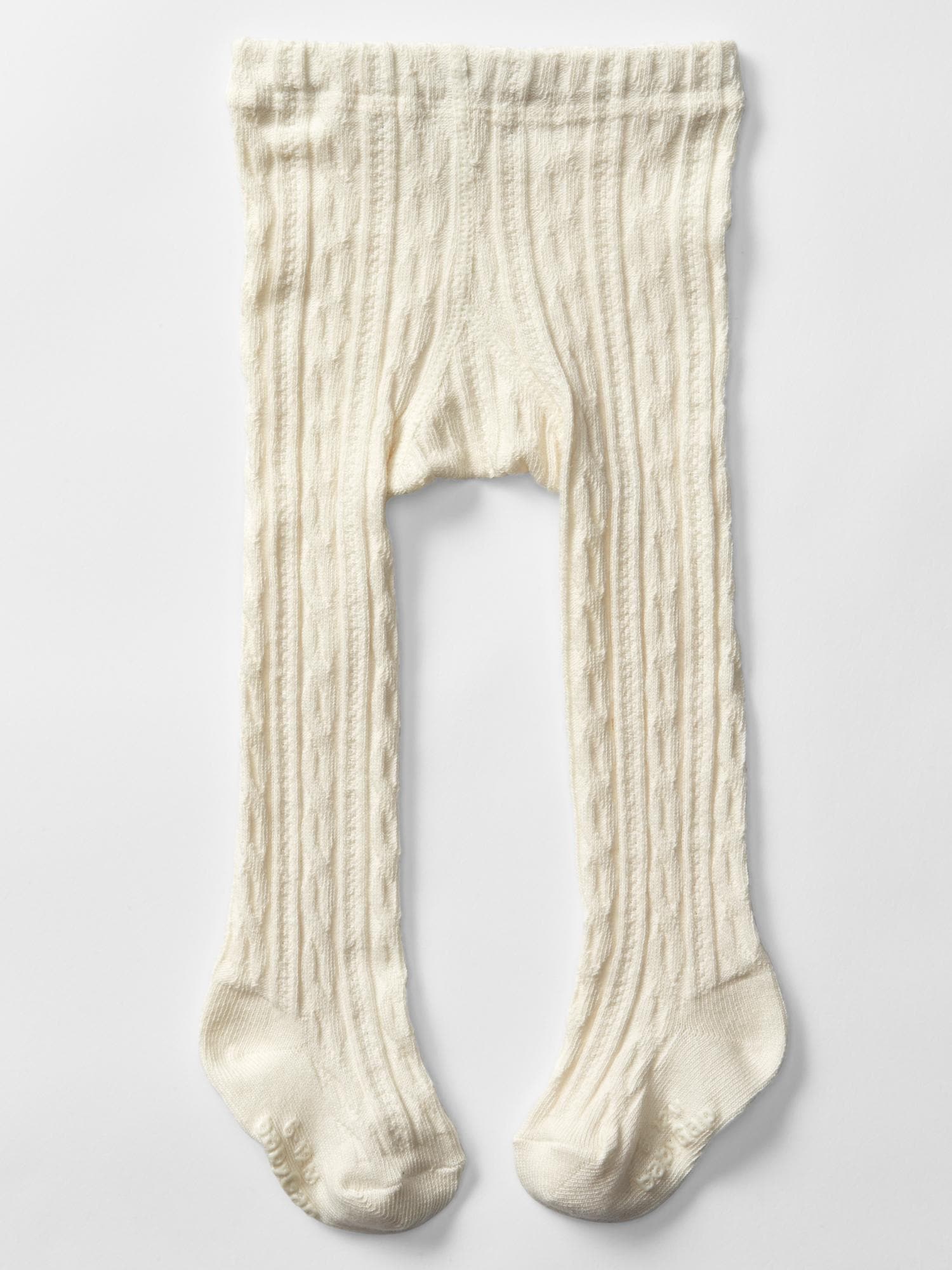 Cable-knit sweater tights