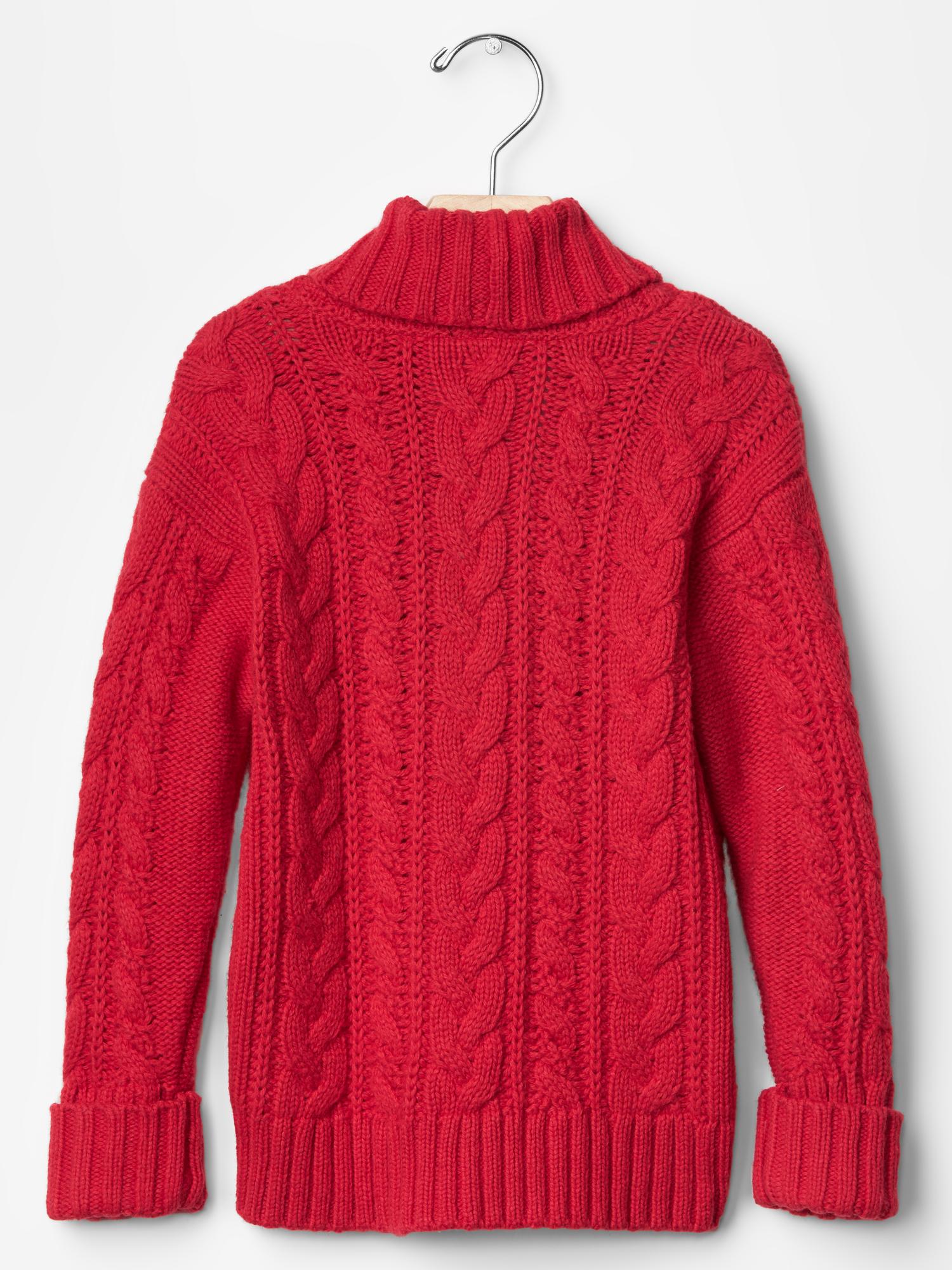 Cable knit cocoon cardigan Gap