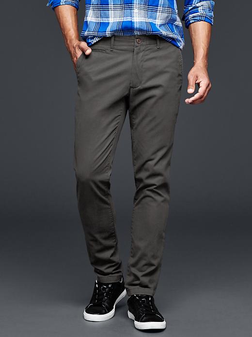 Image number 1 showing, Lived-in skinny khaki