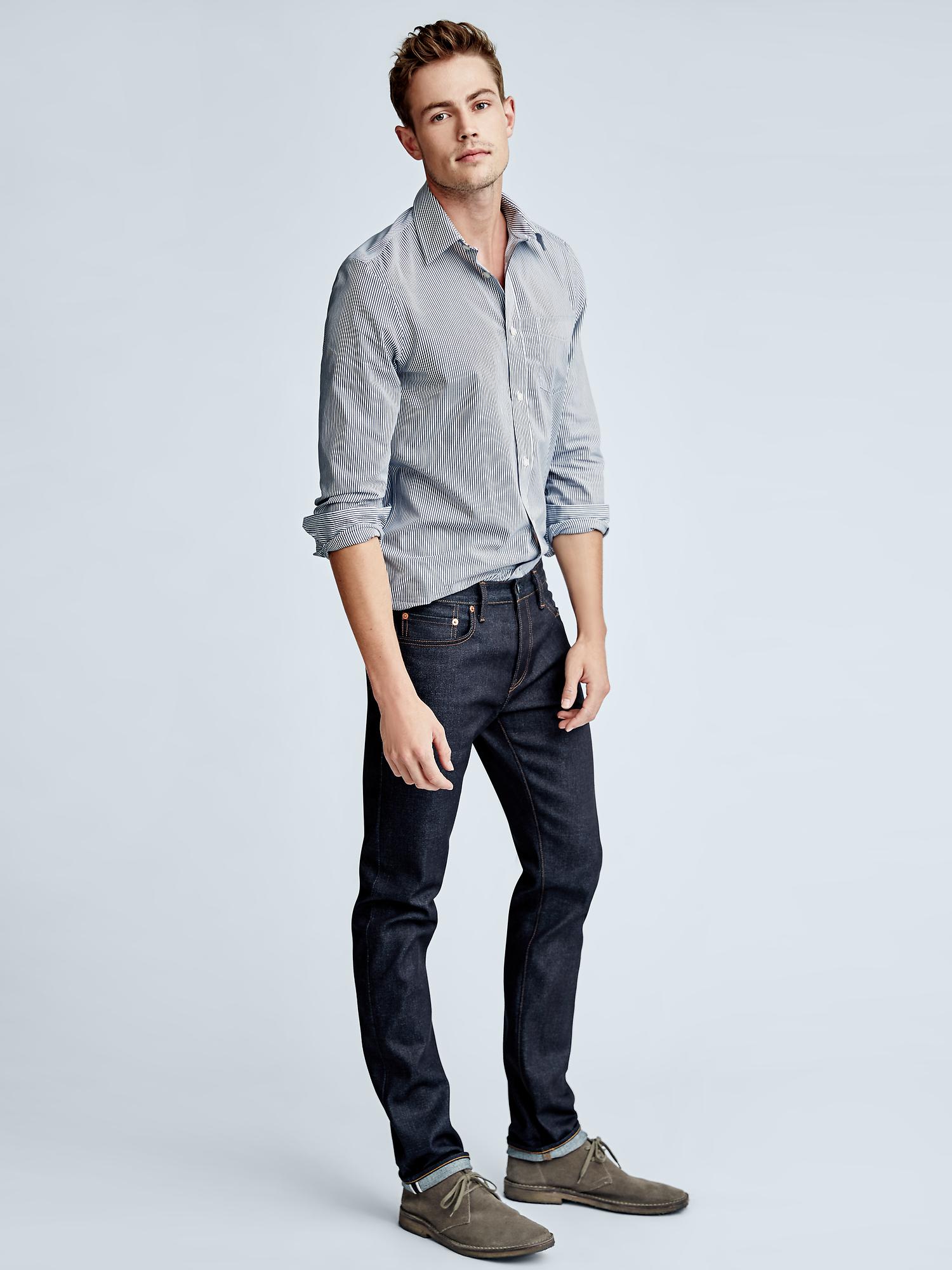 GILMOUR SUPER SKINNY FIT JEANS IN STRETCH DENIM