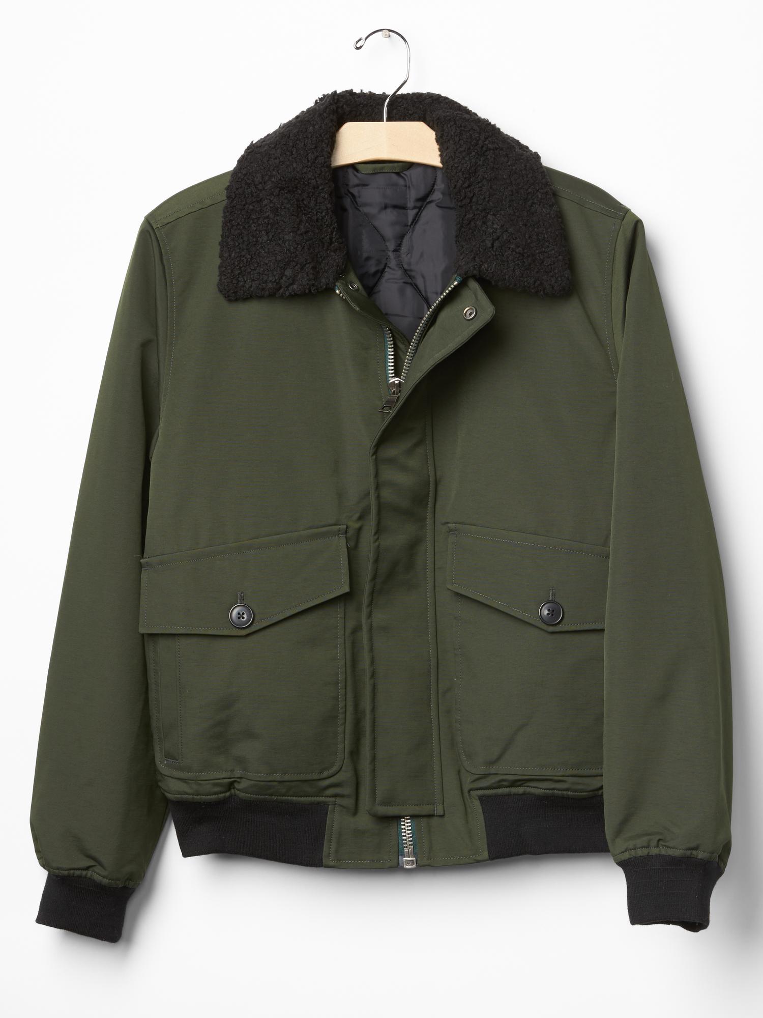 Nylon aviator jacket | Gap