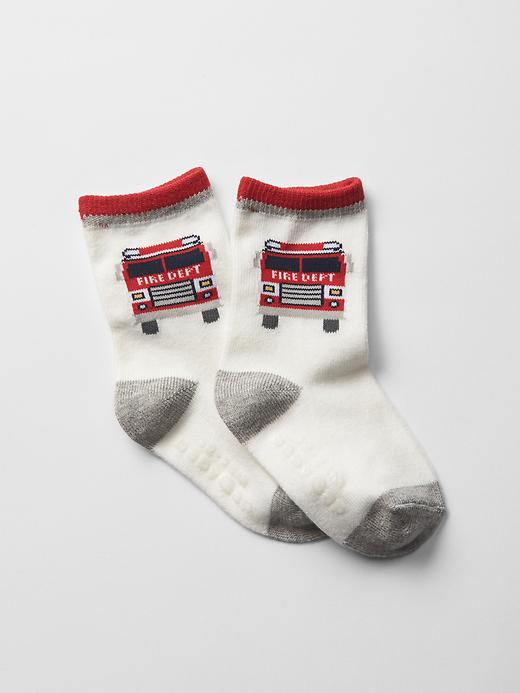 View large product image 1 of 1. Printed socks