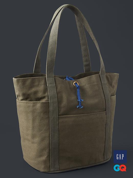 Image number 1 showing, Gap + GQ The Hill-Side cotton tote