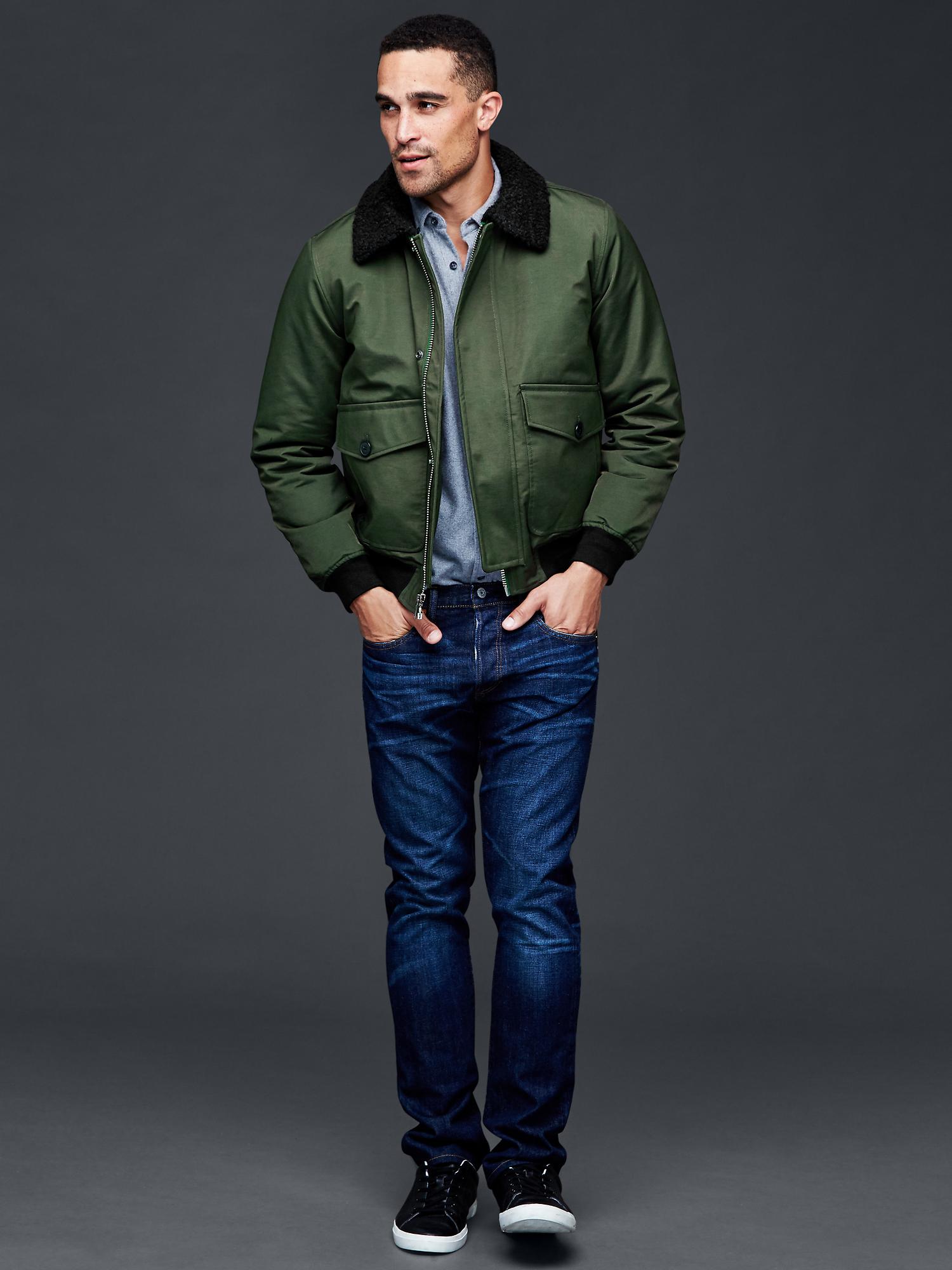 Gap sales aviator jacket