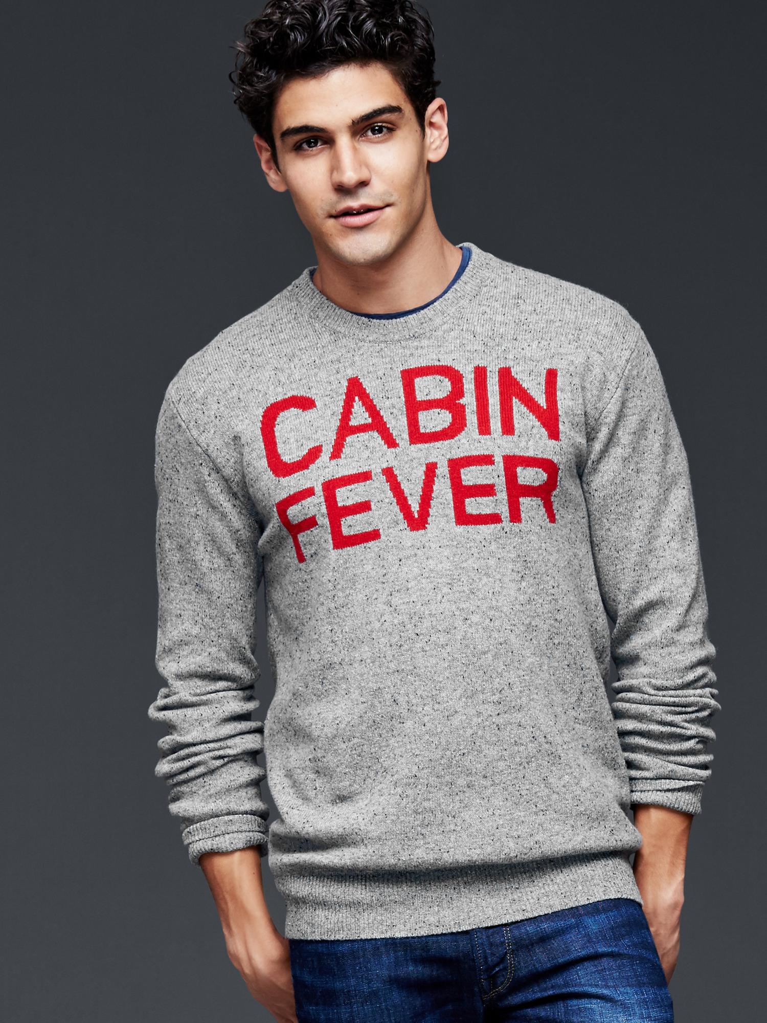 Cabin fever lambswool sweater Gap