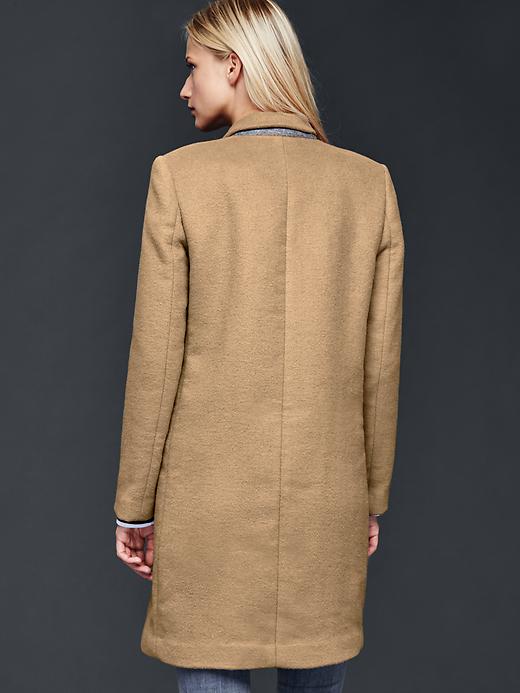 Image number 2 showing, Soft wool coat