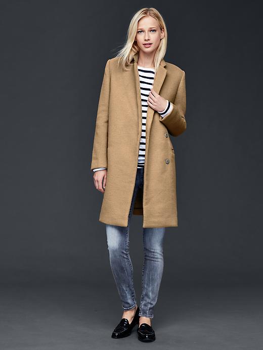 Image number 5 showing, Soft wool coat