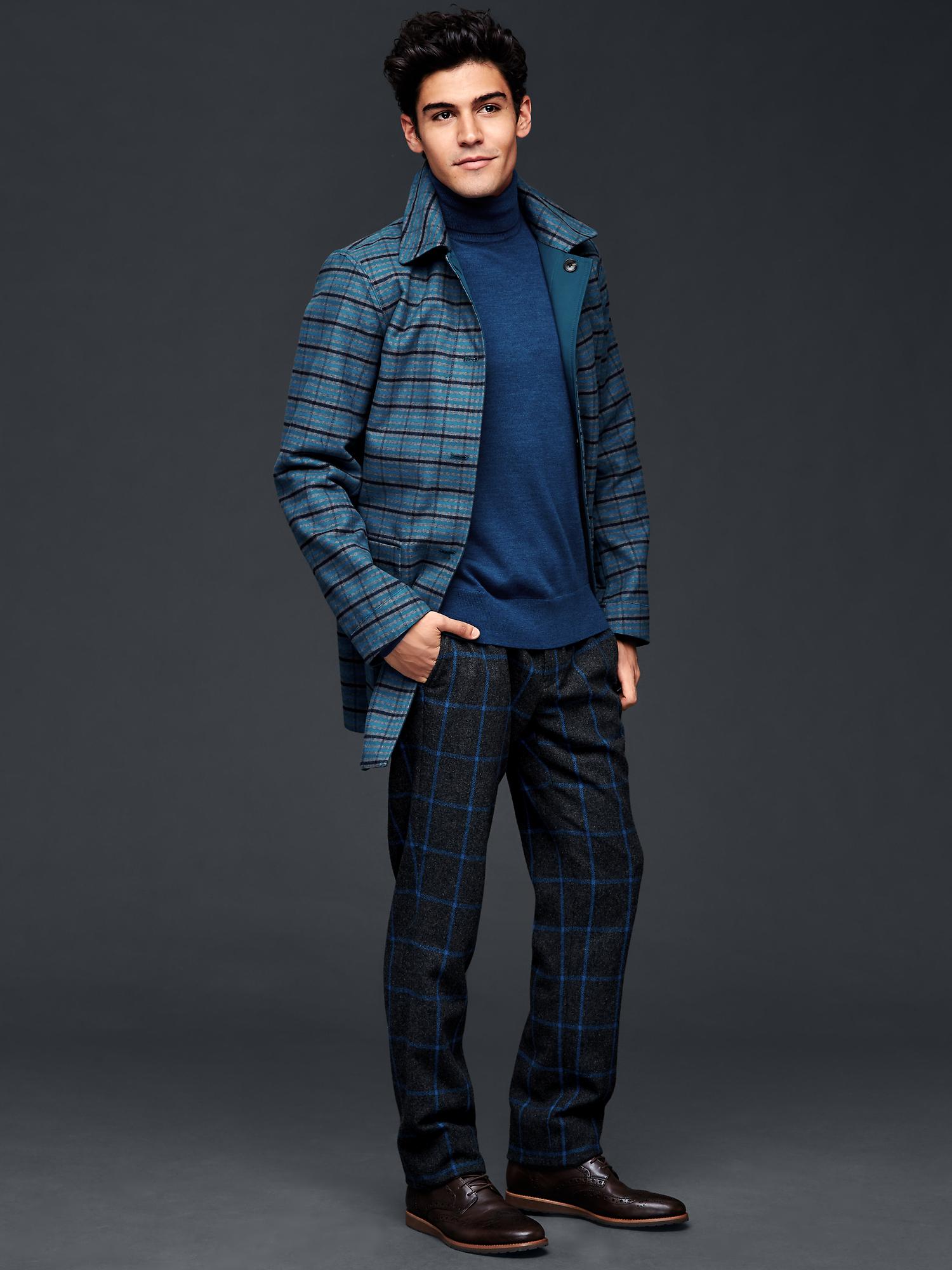 Gap + GQ David Hart reversible balmacaan coat | Gap