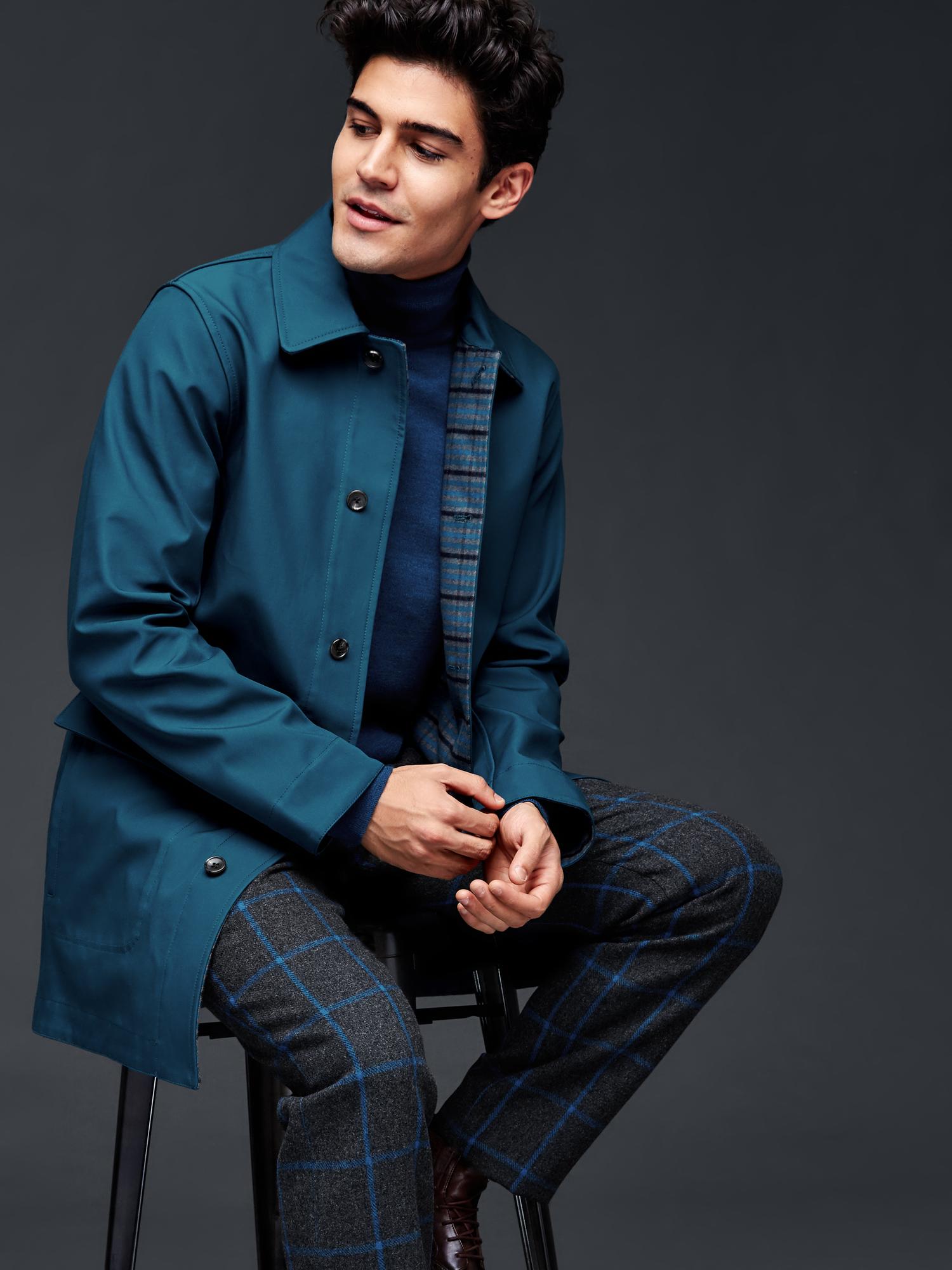 Gap + GQ David Hart reversible balmacaan coat | Gap