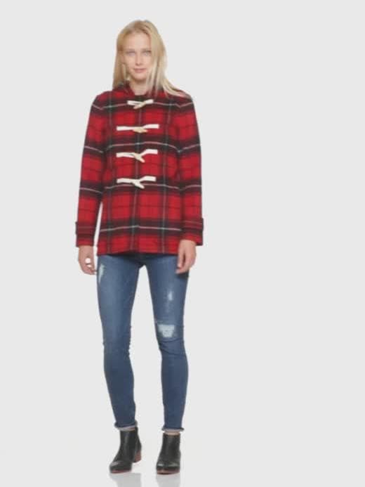 GAP Contrast deals wool toggle coat size S