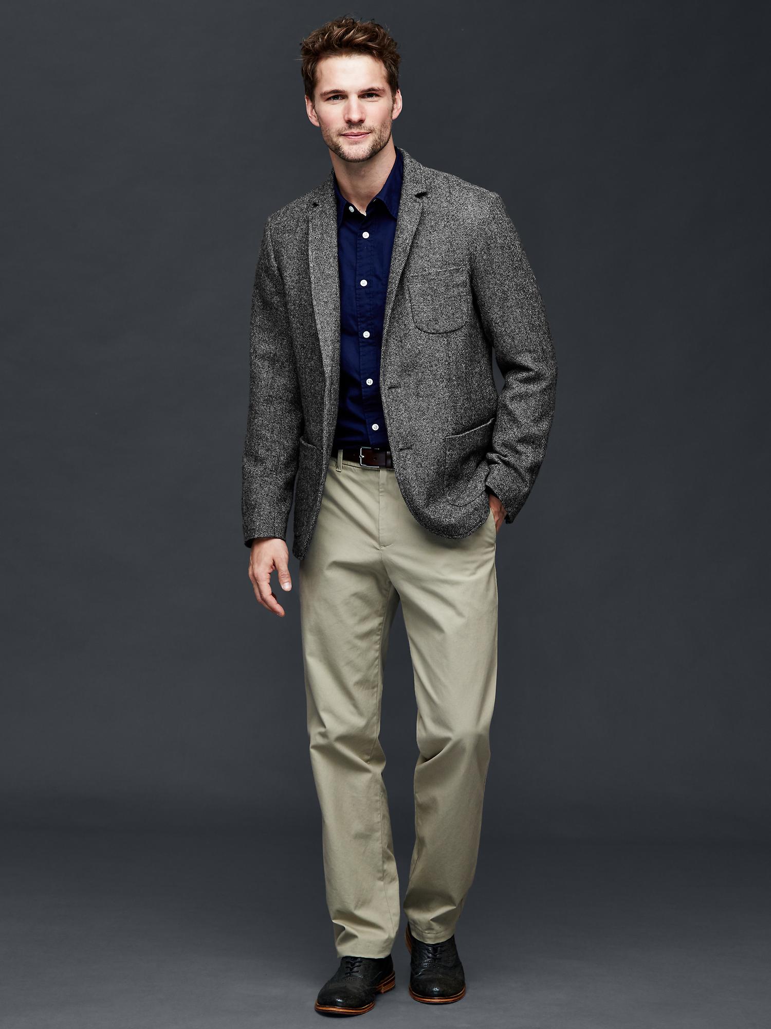 Gap on sale tweed blazer