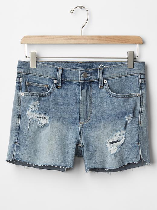 Image number 6 showing, AUTHENTIC 1969 destructed summer shorts
