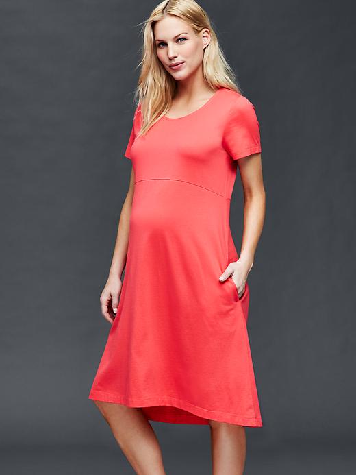Image number 4 showing, A-line tee dress