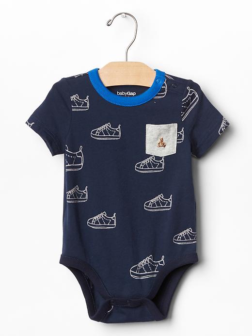 Image number 1 showing, Active play printed bodysuit
