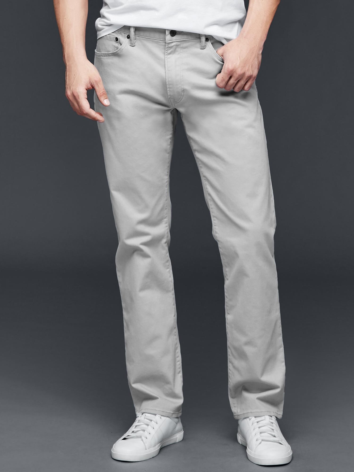 Broken twill straight fit jeans | Gap