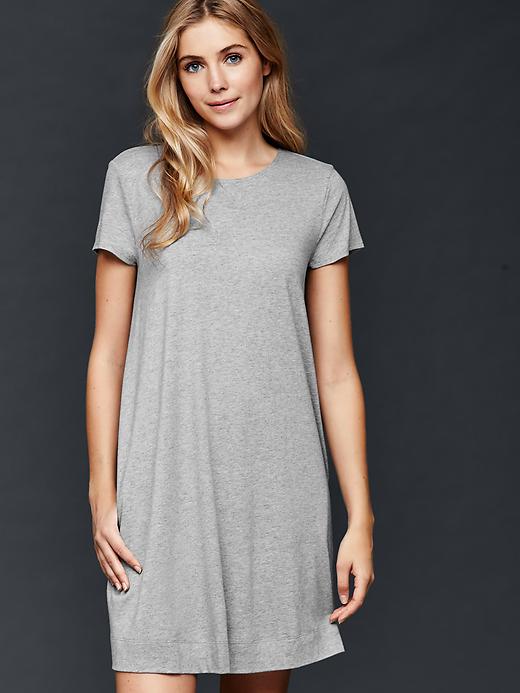 View large product image 1 of 1. A-line tee dress