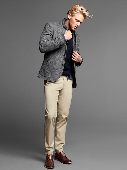 Image number 9 showing, Classic slim fit khakis