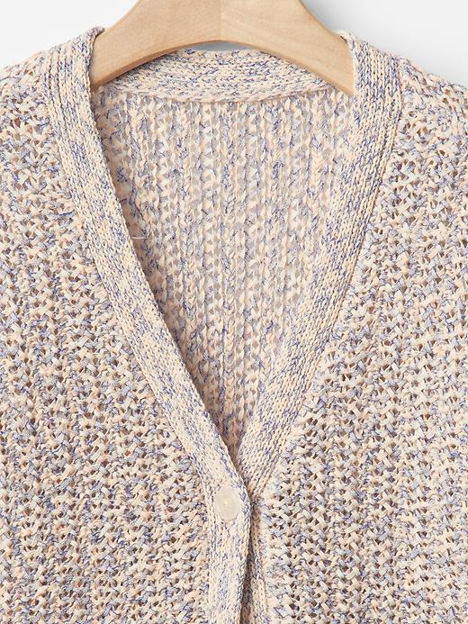 Image number 3 showing, Marled cocoon cardigan