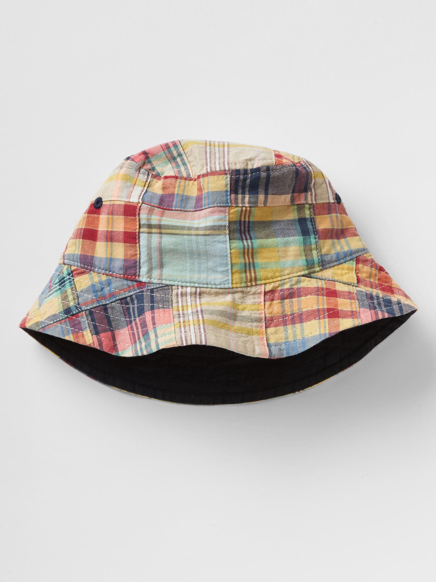 Patchwork plaid bucket hat | Gap