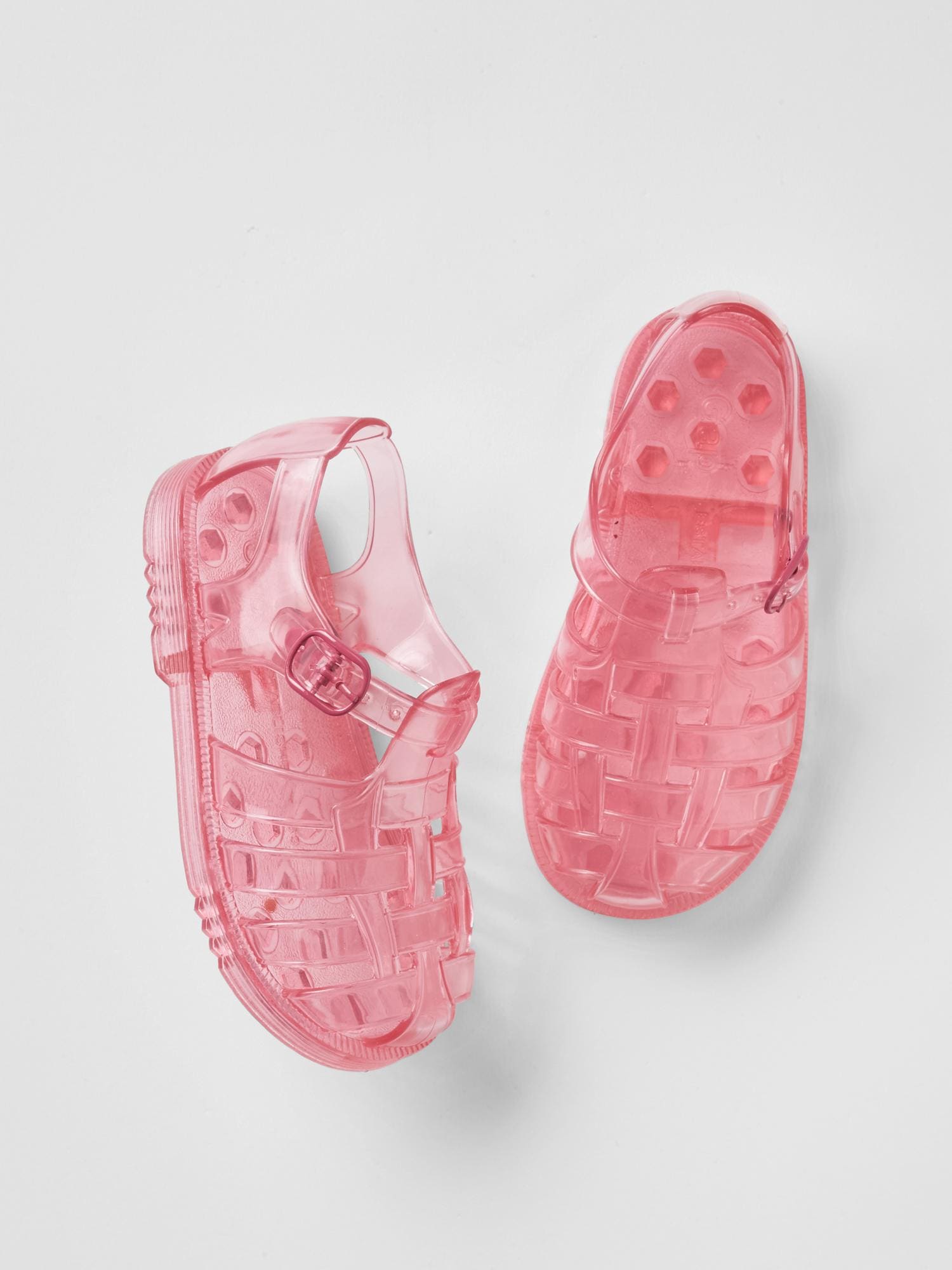 Premium Photo | Cute Ideas Jelly Sandals for Children With Glittery Pvc  Material Pink Ccreative new concept design