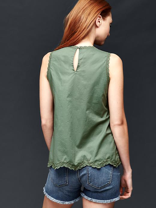 Image number 2 showing, Embroidered tank