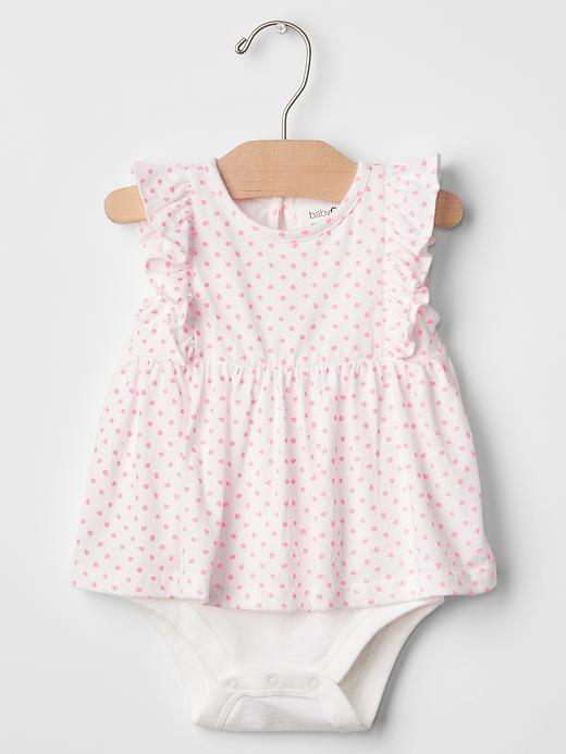 Image number 1 showing, Polka dot ruffle body double