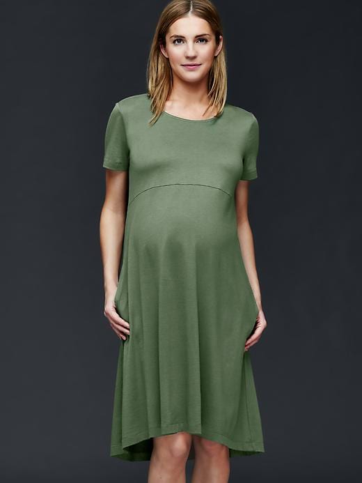 Image number 1 showing, A-line tee dress