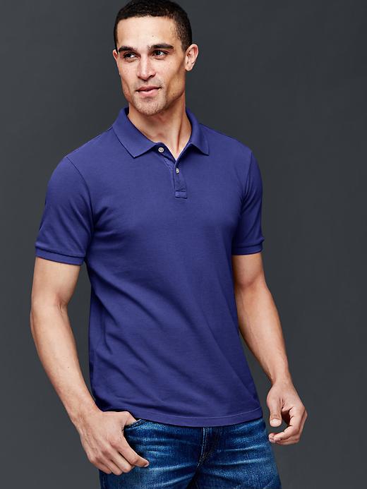 Solid piqué polo | Gap