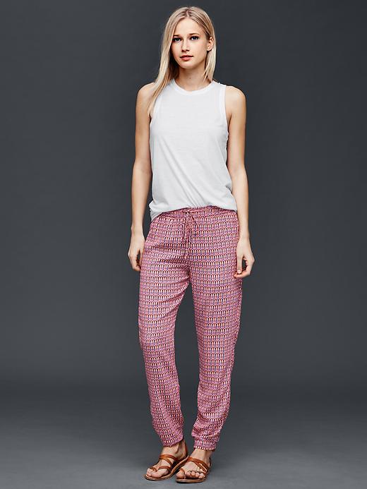 Image number 3 showing, Summer print joggers