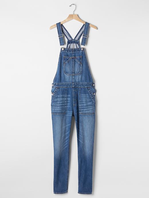 Image number 3 showing, 1969 denim slouch ankle overalls