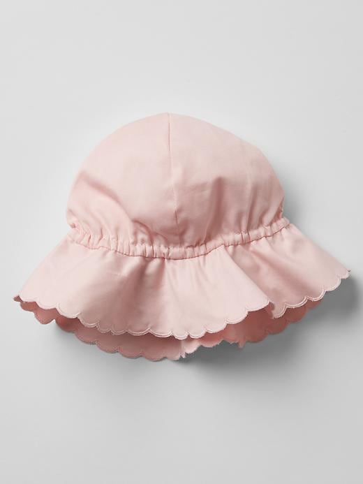 View large product image 1 of 1. Scallop floppy hat