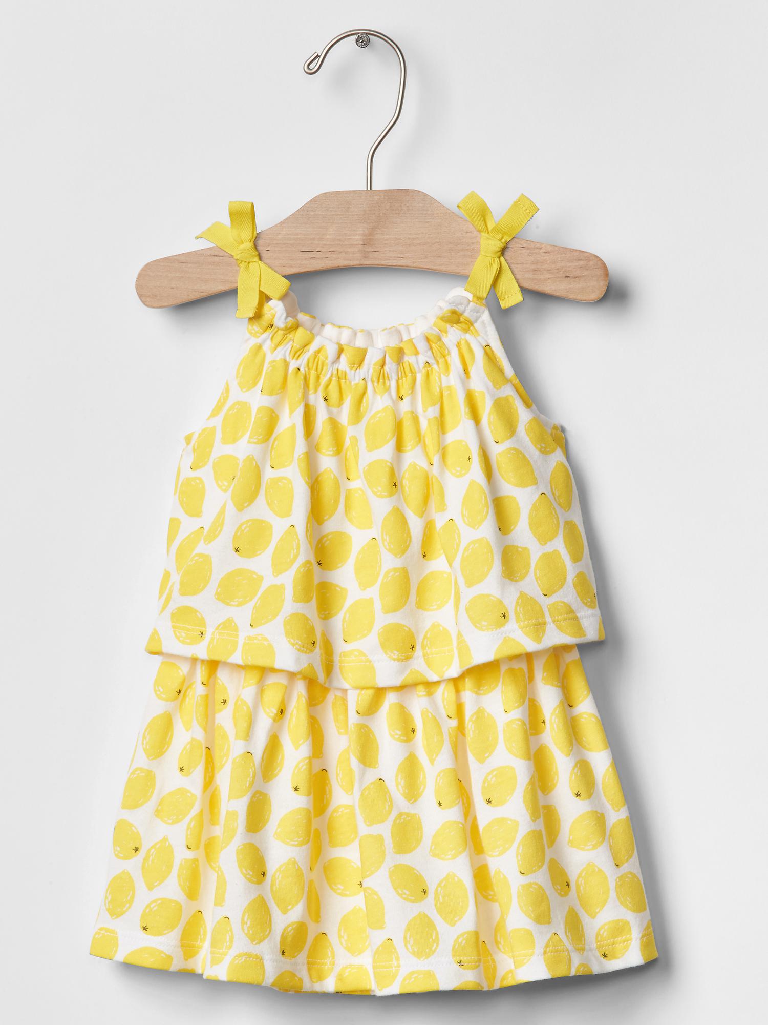 Lemonade Two-Tier Dress | Gap