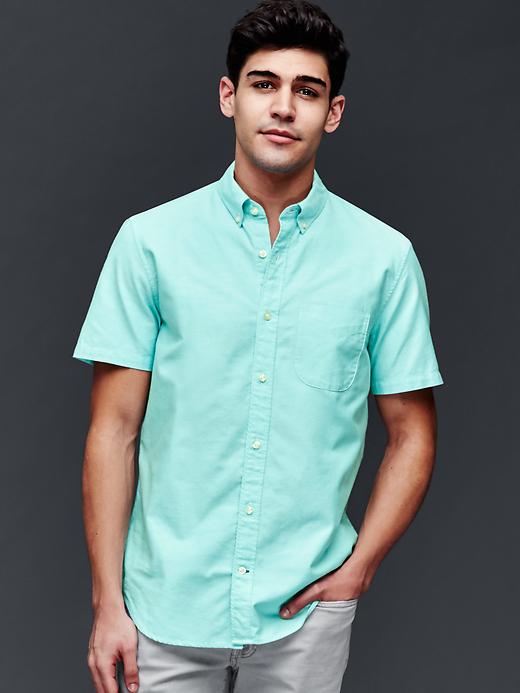 Image number 5 showing, Oxford short sleeve standard fit shirt