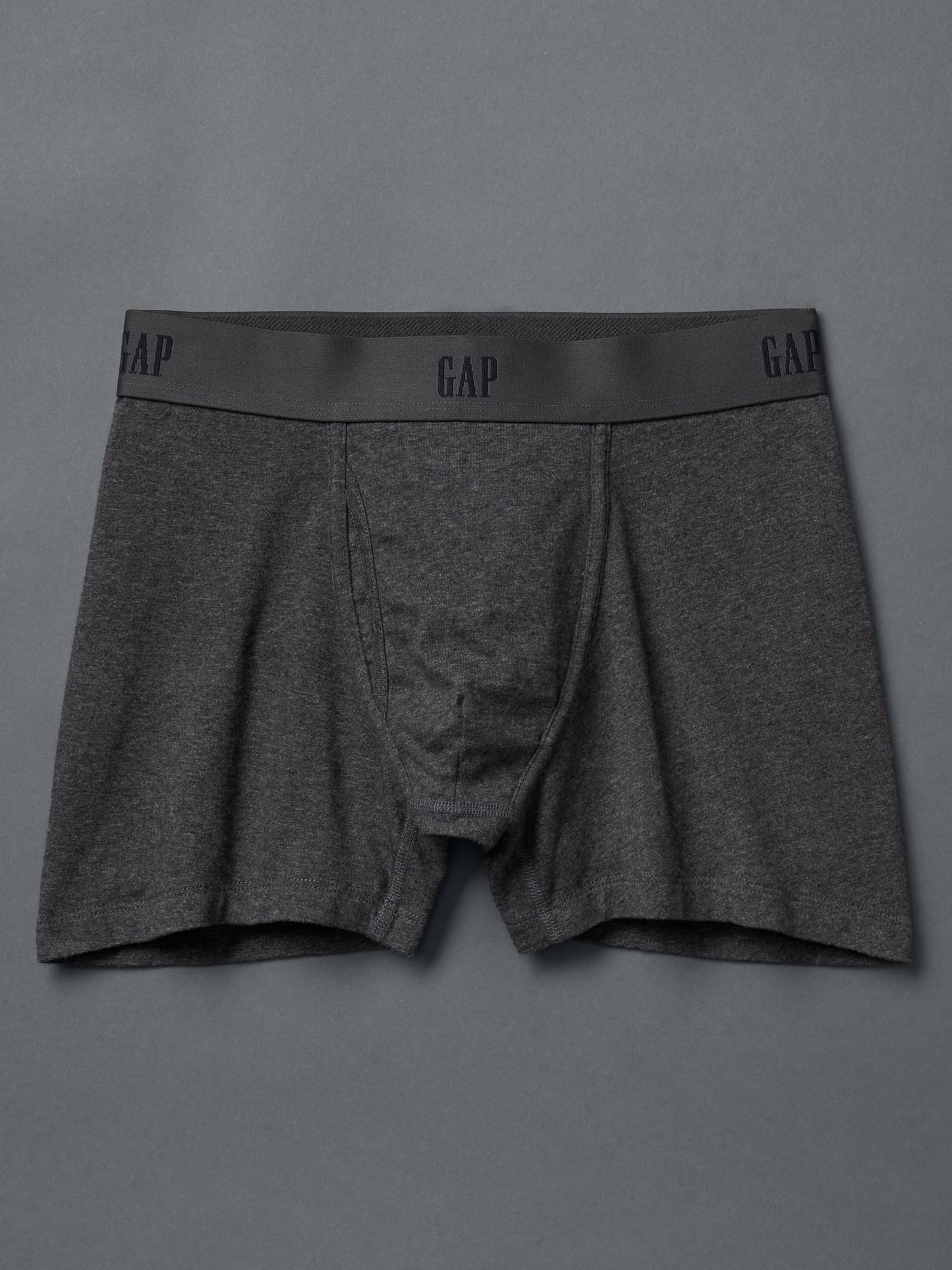 Gap Men's 3-Pk. Contour Pouch 3 Trunks - Light Gray/Dark Gray