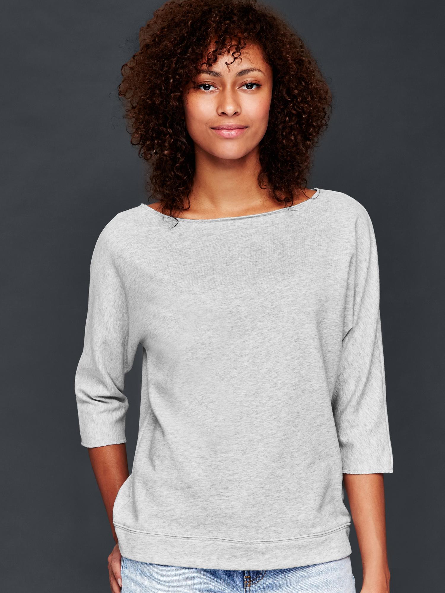 Open-neck sweatshirt | Gap