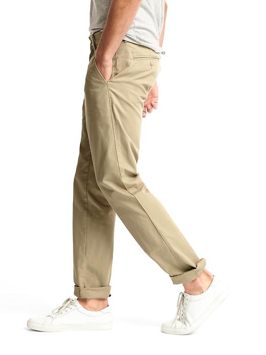 Image number 5 showing, Classic slim fit khakis