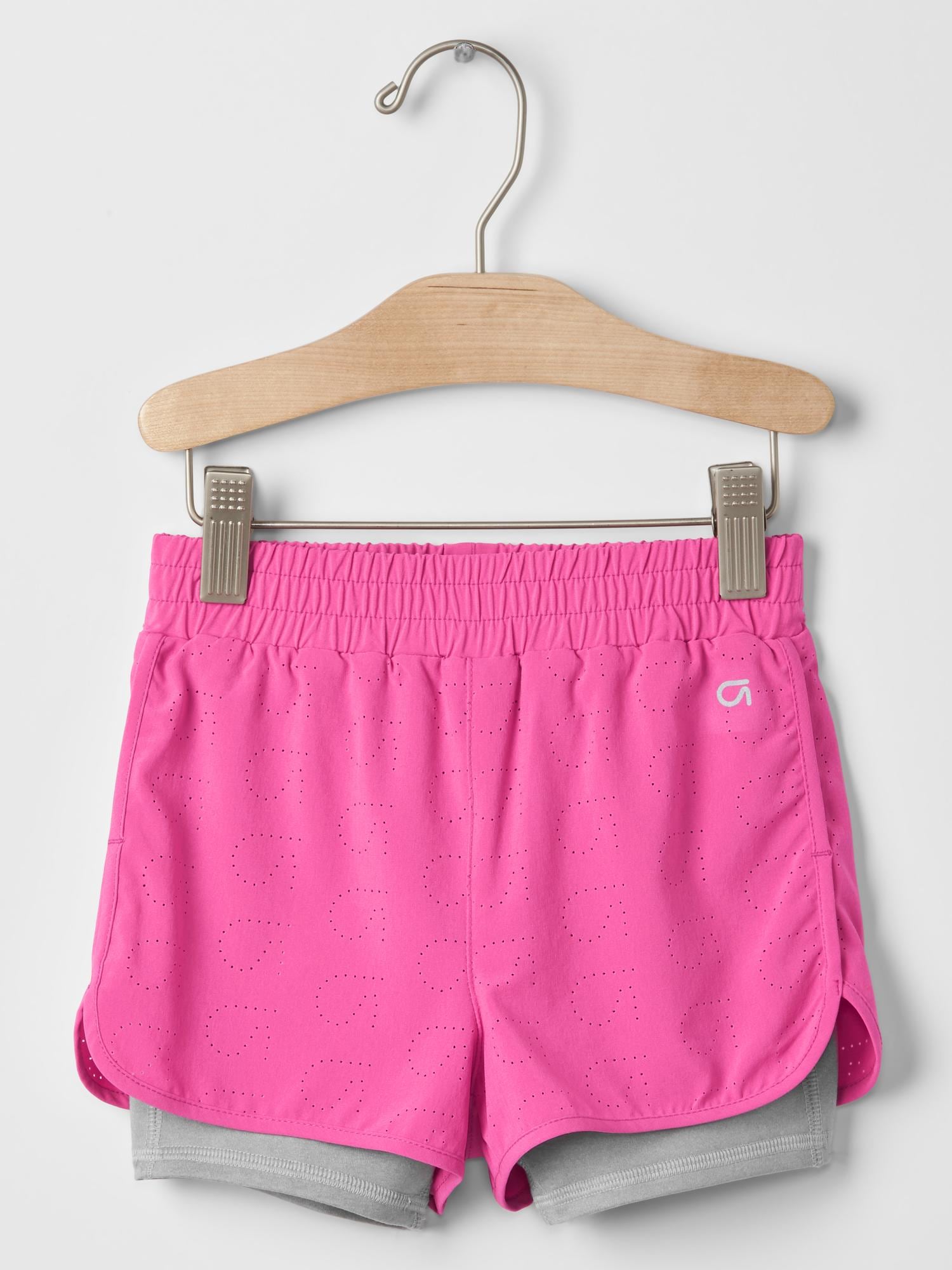 GapFit toddler double-layer shorts