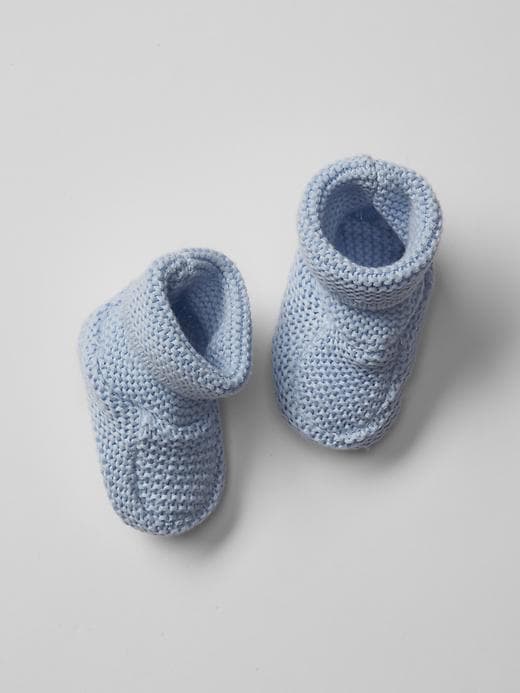 gap knit booties