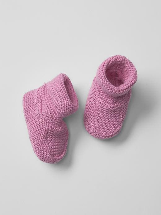 baby gap knit booties