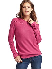 Chunky pointelle sweater | Gap