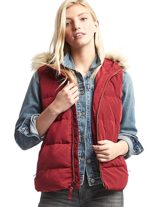 Image number 1 showing, ColdControl Max hooded puffer vest
