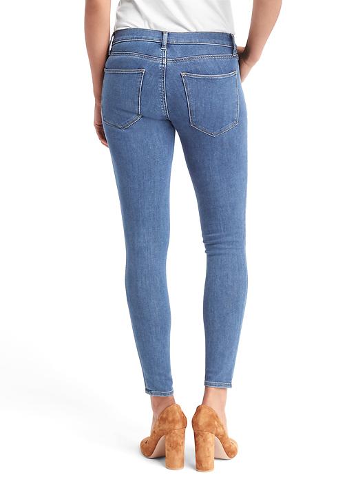 Image number 2 showing, Mid rise true skinny ankle jeans